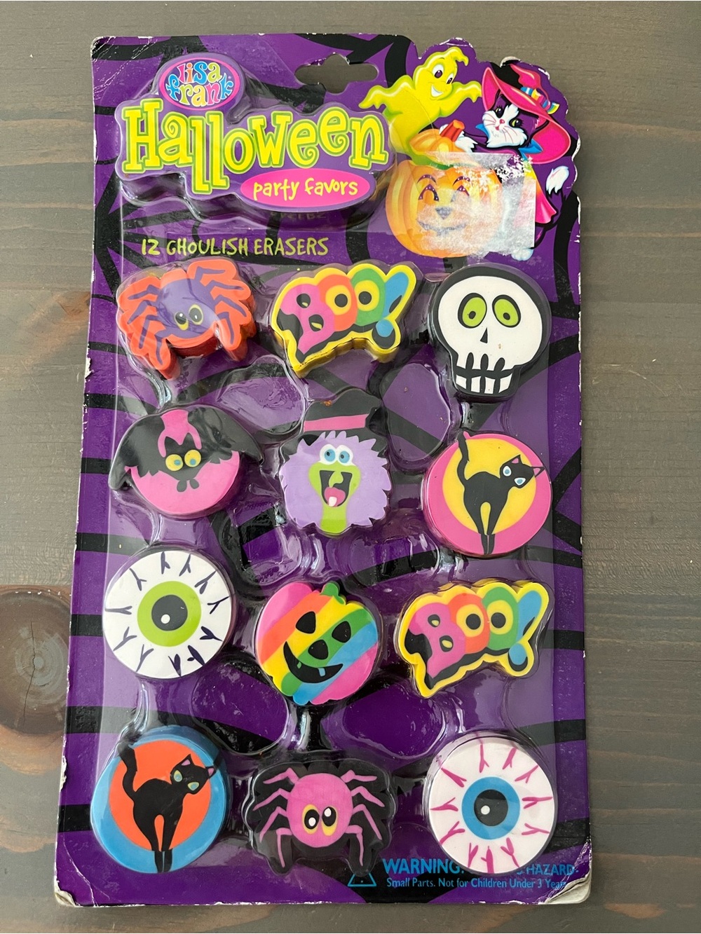 Lisa Frank Halloween Vintage Eraser Set Party Favors NEW in package
NIP NOS 90s